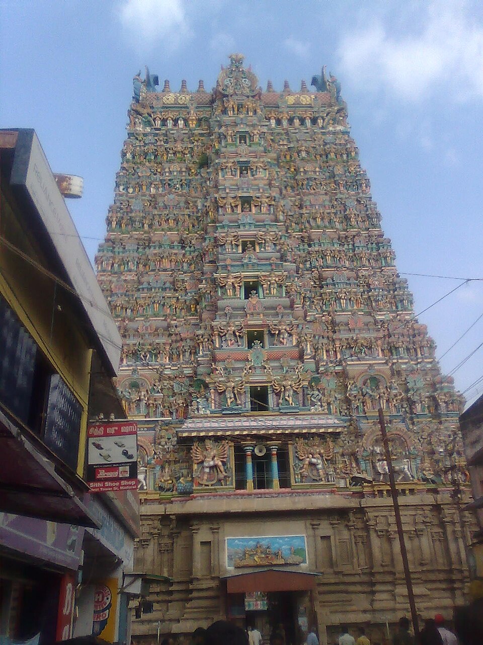 Gopuram of the Meenakshi Amman Temple, Madurai